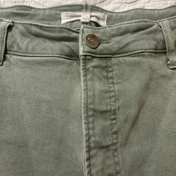 High Rise Green Jeans - Picture 2 of 10